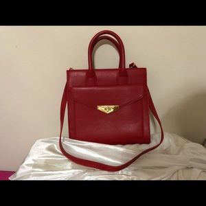 Red bag. Red mercer bag